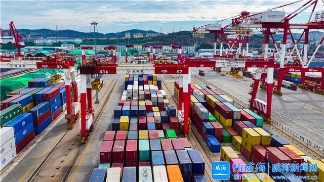 威海:轻点鼠标,万吨货物轻松“起”