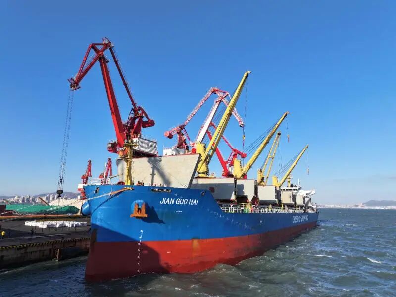 威海开通至西非安哥拉的海上航线