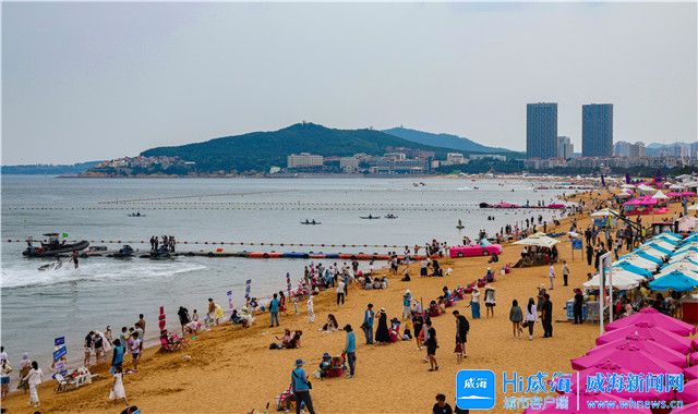 威海各海水浴场今起正式开放