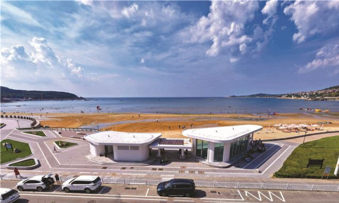 金海滩海水浴场硬件“上新”