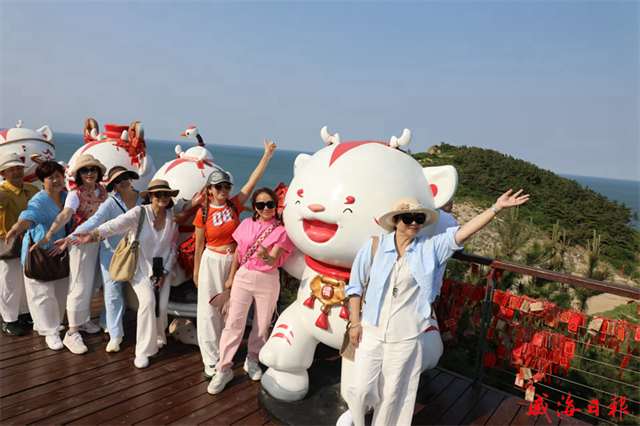 韩国游客热衷跨海来威打球!前5个月威海接待外籍游客同比增五成