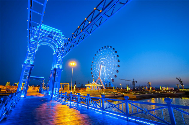 香海花街新增夜游场景 等您来打卡-那香海-威海新闻网